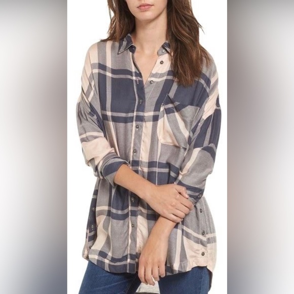 Free People Plaid Tunic - Picture 5 of 5